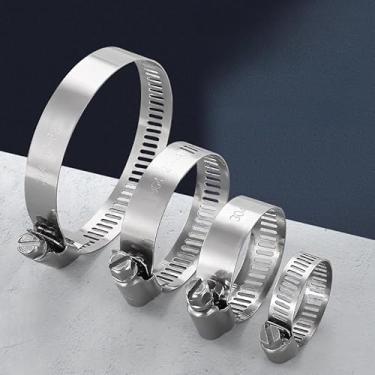 Imagem de Braçadeiras de mangueira ajustáveis de aço inoxidável, 5 peças, braçadeira de tubo de combustível para carro, ferramentas de alicate de engrenagem sem-fim (5 peças 19-29 mm)