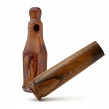 Imagem de 2 Apitos Premium Rola E Apito Profissional Madeira Capivara