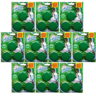 Imagem de Kit 30 Pedras Pastilha Caixa Acoplada Triplo 45G Pinho Novo Frescor