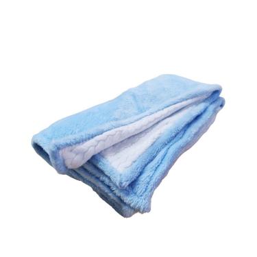 Imagem de Manta Bebe Dupla Face 80x80cm - Magic Enxovais Azul