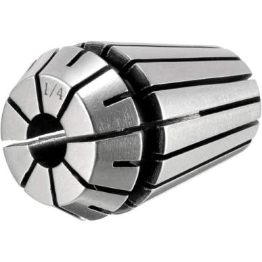 Imagem de ER20 Pinça de mola de 1/4 polegada, mandril de pinça de fresa de alta precisão para máquina de gravação CNC e ferramenta de torno de fresagem