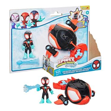 Imagem de Mini Boneco Spidey Com Veiculo E Amigos Hasbro