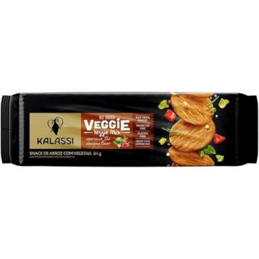 Imagem de Kalassi Snack De Arroz Com Vegetais Veggie Pacote 84G
