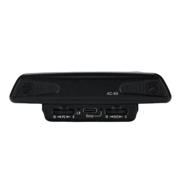Imagem de SPYMINNPOO Captadores de Guitarra Sem Fio Recarregável Alimentado por Bateria Com Captadores de Duplo e Microfone para Guitarra Acústica, Material ABS Com 10 Horas de Reprodução, Ideal para