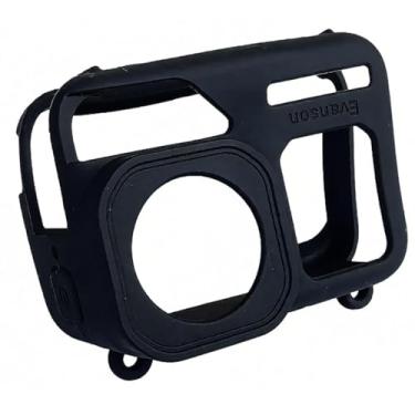 Imagem de BTG Capa protetora de silicone para Insta360 Ace Pro 2 acessórios de câmera capa protetora (preto)