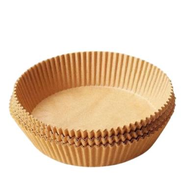 Imagem de Forma de Papel Descartável para Air Fryer, Antiaderente, 16cm x 4.5cm, Redonda ou Quadrada, 150 Unidades, Temperatura Máxima 230 Graus, para Air Fryers 3-5 Litros