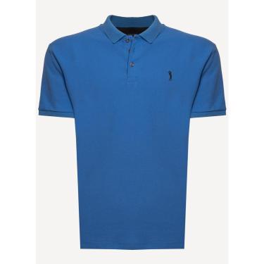 Imagem de Camisa Polo Aleatory Side Detail Azul-Masculino