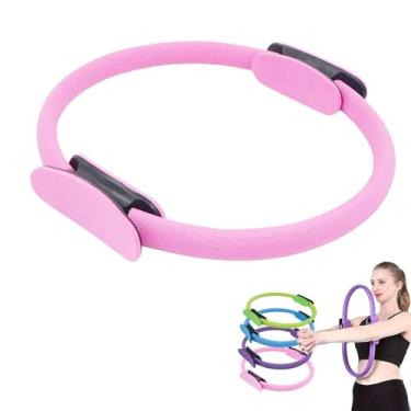 Imagem de Pilates Ring, Fitness Circle, Lightweight Magic Pilates Ring Fitness Circle, Yoga Rings Magic Circle with Dual Padded Handles for Toning Arms, Legs & Core, Exercise Ring for Home Workout (Pink)