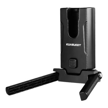 Imagem de harayaa Suporte de pedal para bicicleta, suporte portátil com ângulo ajustável e altura ajustável, preto, acessórios para descanso de bicicleta.