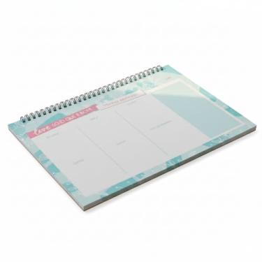 Imagem de Planner Semanal de Mesa A4 Motivacional "Leve Só o Que é Bom"