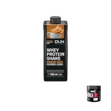 Imagem de Kit Whey Protein Shake 250ml Café com Leite Edge + Creatina Creapure Darkness 200g