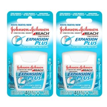 Imagem de Kit Com 2 Fita Dental Johnson'S Expansion Plus 50m | Pack Econômico