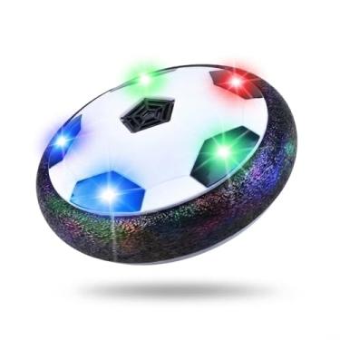Imagem de Bola Flutuante Hover Ball Air Power Led Futebol Indoor Disco Flutuante Futebol Air Soccer Mágica Infantil Bola De Ar Deslizante Hover Ball Air Power Brinquedo Led