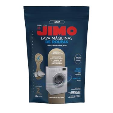 Imagem de JIMO Lava Máquinas de Roupas Lavagem Interna Remove Resíduos Concentrado 2 pastilhas