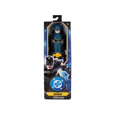 Imagem de Boneco Batman Azul com Sobretudo Preto de 30cm - Batman