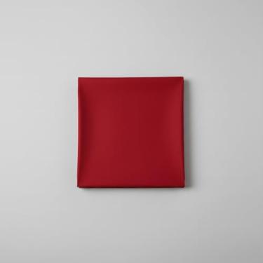 Imagem de Lençol Rubi Malha Liso Queen Avulso 100% Algodão - Vermelho