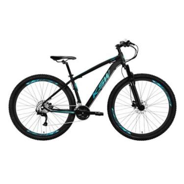 Imagem de Bicicleta Aro 29 Ksw 24 Velocidades Freios a Disco com Suspensão, Pret