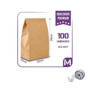 Imagem de Kit Saco de Papel SOS M 80x45cm Com Fita Cetim Impressa 22mm x 10mts