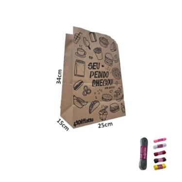 Imagem de Kit Saco SOS Imprimido 7,5kg c/50 + Fita Cetim 30mm x 10m