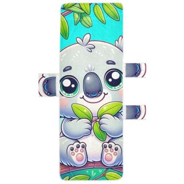 Imagem de Capa de cadeira de praia com bolso superior ajustado para espreguiçadeira de coala com bolso superior ajustado espreguiçadeira de verão 203 x 76 cm