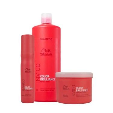 Imagem de Wella Profissionals Invigo Color Brilliance Kit (3 Produtos) - Wella P