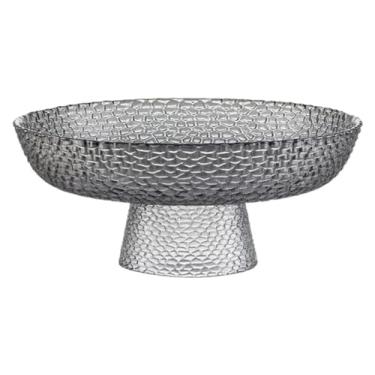 Imagem de fruteira cesta Bancada cesta de frutas de vidro tigela de frutas tigela de frutas simples e requintado bandeja de armazenamento decorativo frutas bancada