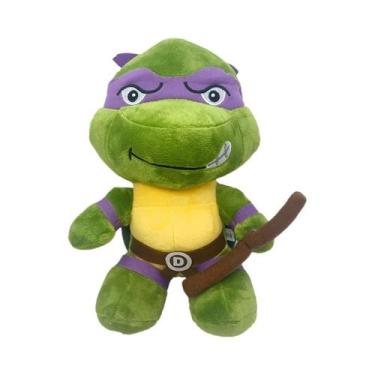 Imagem de Bonecos De Pelúcia TMNT Tartarugas Ninja De 25cm, Leo, Raph, Mike, Don