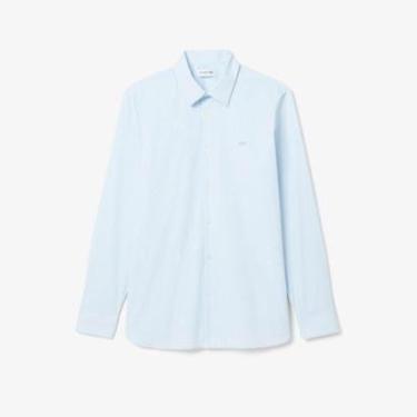 Imagem de Camisa Slim Fit Listrada em Popeline Stretch Lacoste Masculina-Masculino