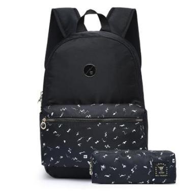 Imagem de Mochila Hang Loose Escolar Reforçada Trabalho Feminina Casual 15 Litros-Feminino