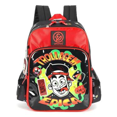 Imagem de Mochila Escolar Menino Bolsa Costa Infantil Up4you Enaldinho-Unissex
