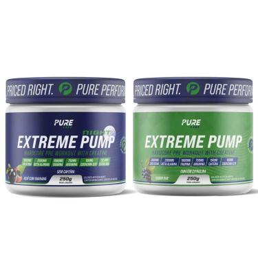 Imagem de Kit Pré Treino Pump Night  + Extreme Pump Pure Athletic-Unissex