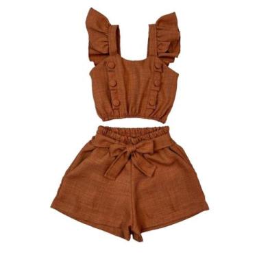 Imagem de Conjuntinho Infantil De Meninas Mini Diva Verão Calor Estiloso Novidad