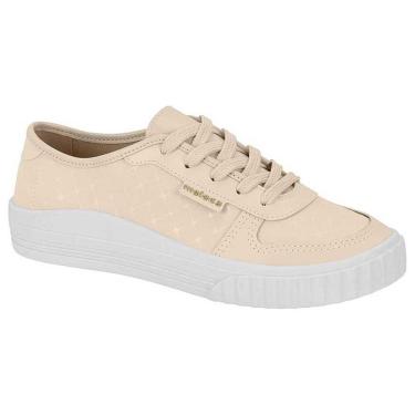 Imagem de Tênis Casual Feminino Nobuck Creme Moleca 5745.112-Feminino