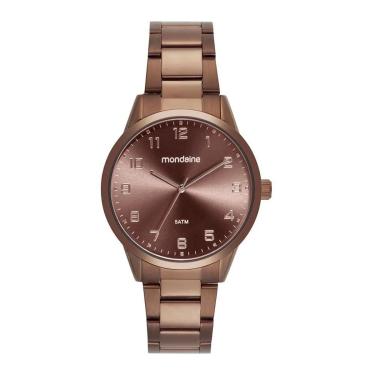 Imagem de Relógio Mondaine Feminino Marrom Clássico 32942LPMVME1-Feminino