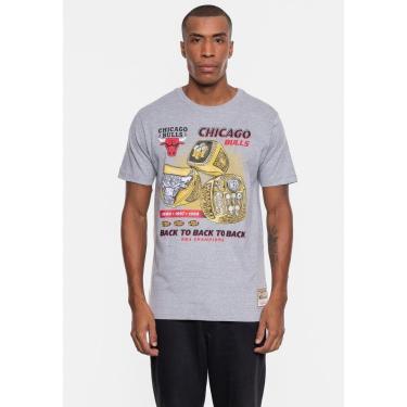 Imagem de Camiseta Mitchell & Ness NBA Masculina Rings Chicago Bulls Masculino-Masculino