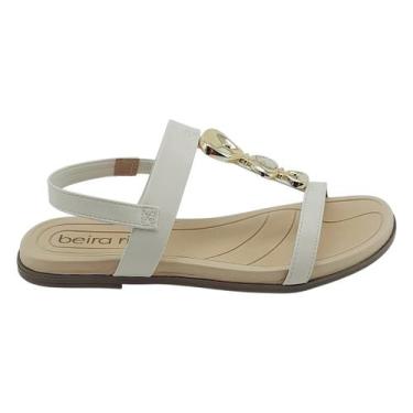 Imagem de Sandália Feminina Beira Rio Casual Pedraria Lançamento Original, 36, B