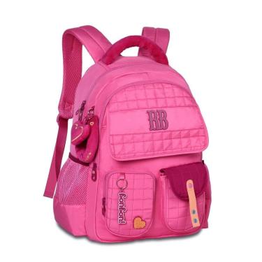 Imagem de Mochila Escolar Meninas Juvenil Bolsa Feminina Moderna chaveiros-Feminino
