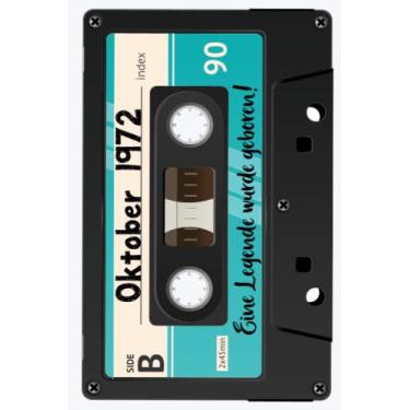 Imagem de Mein 50er Geburtstag. Jahrgang 1972: Liniertes Notizbuch zum 50. Geburtstag - Tolles Geschenk für Frauen und Männer - Perfekt als Tagebuch oder um ... festzuhalten - Liebhaber 70er und 80er Jahre