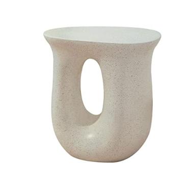 Imagem de x3anggyt5 Mesa de centro pequena mesa lateral redonda para sala de estar, entrada, espaços pequenos, mesas de cabeceira brancas, mesa de centro, mesa lateral de destaque