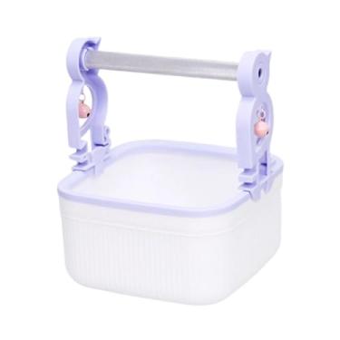 Imagem de Generic Poleiro portátil para papagaios, suporte para defecar, brinquedo de mesa para treinamento e brincadeiras, ideal para periquitos, calopsitas e outros