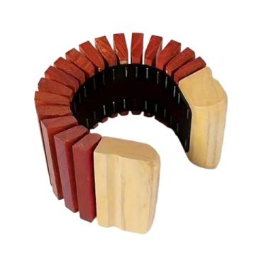 Imagem de simhoa Instrumento de Percussão Musical Tooth Wood Sounder, Ideal para Festas E Eventos Escolares.