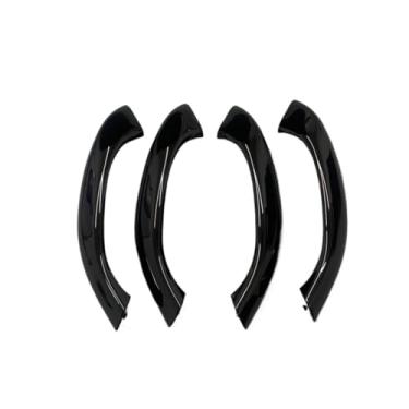 Imagem de Maçaneta interna da porta do carro, alças de puxar, substituição, conjunto de capa, compatível com bmw x1 x2 f48 f49 f39(Glossy Black 4pcs)