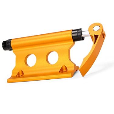 Imagem de Yinhing Suporte para Garfo Dianteiro de Bicicleta, Liberação Rápida, Liga de Alumínio, Rolamento Forte, Teto de Carro, Suporte para Garfo de Bicicleta Em Amarelo Vibrante, Adequado para Bicicletas