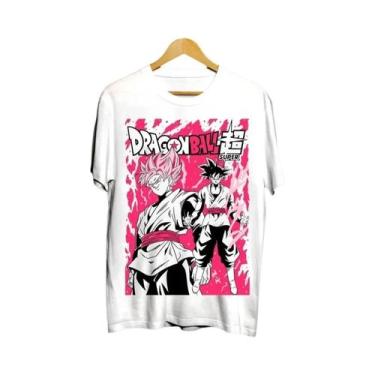 Imagem de Camiseta Unissex Dragon Ball Z Son Goku Vegeta 100% Algodão Manga Curt
