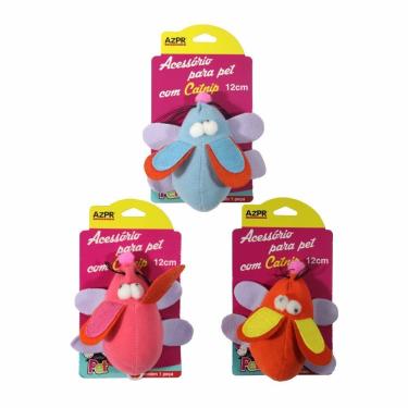 Imagem de Mordedor Pet Ratinho De Pano 12 Cm Cor Sortida Azpr