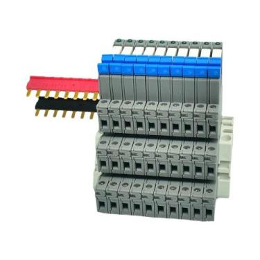 Imagem de Módulo De Relé Slim Para Trilho DIN 6A LED Alta Frequência 5V 12V 24V 