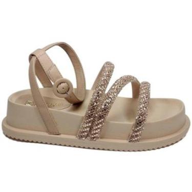 Imagem de Sandália Papete Santinelli Enfeite Niquel Feminina 1550-026-Feminino