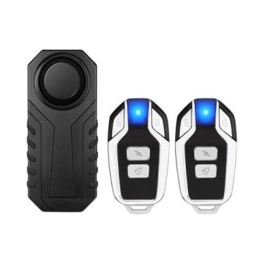 Imagem de Alarme De Moto Com Controle Remoto Sem Fio 113dB, Sensor De Vibração À