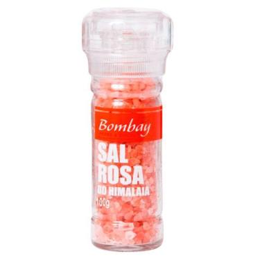 Imagem de Sal Rosa Grosso com Moedor Bombay 100g