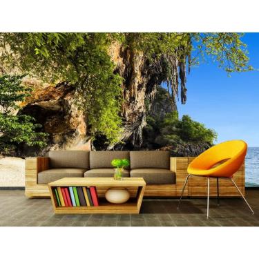 Imagem de Papel de Parede Painel Fotográfico Praia 100 -1,00 X 1,00